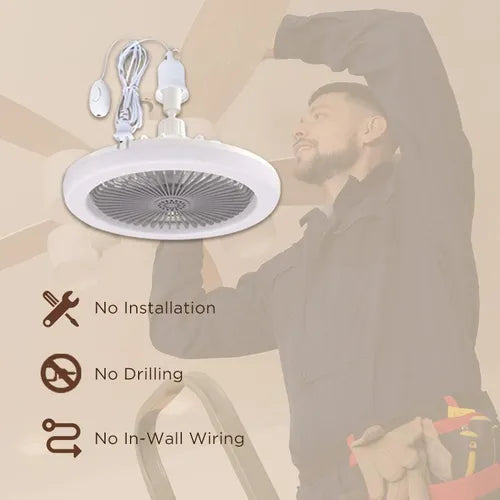 ☀️Summer Picks -🍃Remote Control Aromatherapy Ceiling Fan with Light