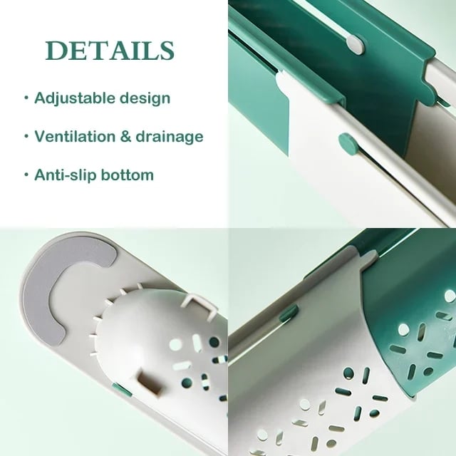 our Dish Sponge Stays Wet and Smelly – This Rack Has a Thickening Drain Box That Keeps Everything Dry and Hygienic