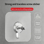 🔥🔥Self Adhesive Nails Wall Mount Non-Trace Screw Hook Stickers(10pcs)