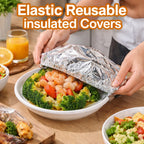 🥘Aluminum Foil Heat Shield Covers – No Plastic 🥘(100pcs)