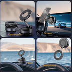 Tired of Car Phone Holders That Can't Hold? This One Has Dual Magnets & Strong Suction Base
