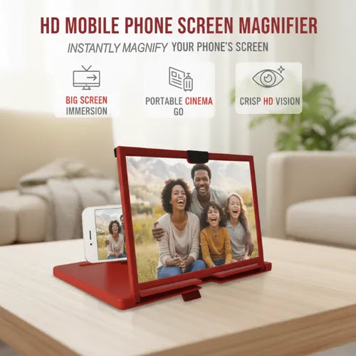 🥳2026 HOT SALE🥳Your Phone Screen Feels Too Small for Sharing Videos with Friends – This Magnifier Turns It into a Group-Friendly Display