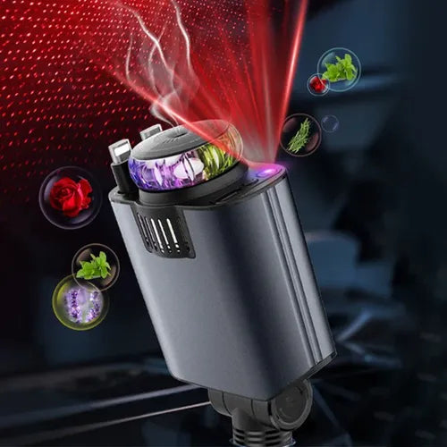 🔋⚡5-in-1 Charger & Aroma Diffuser & Starlight Ceiling Hover Image