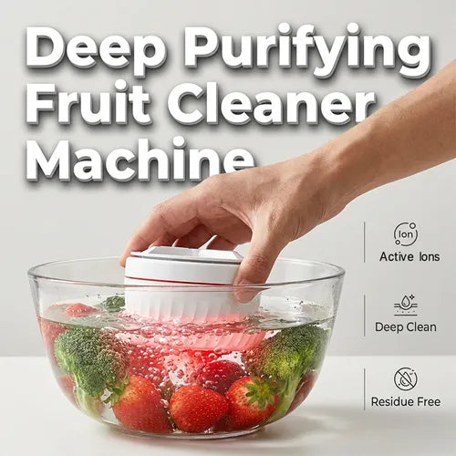 Portable Vegetable & Fruit Cleaner Machine Hover Image