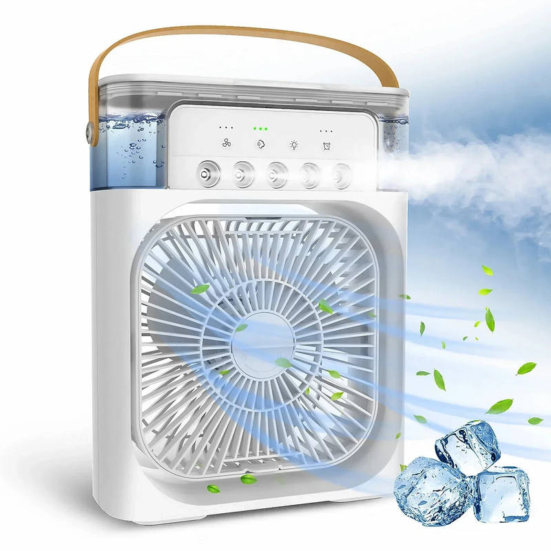 Sweating Even with the Fan On? Add Ice and Turn It into a Personal Air Cooler