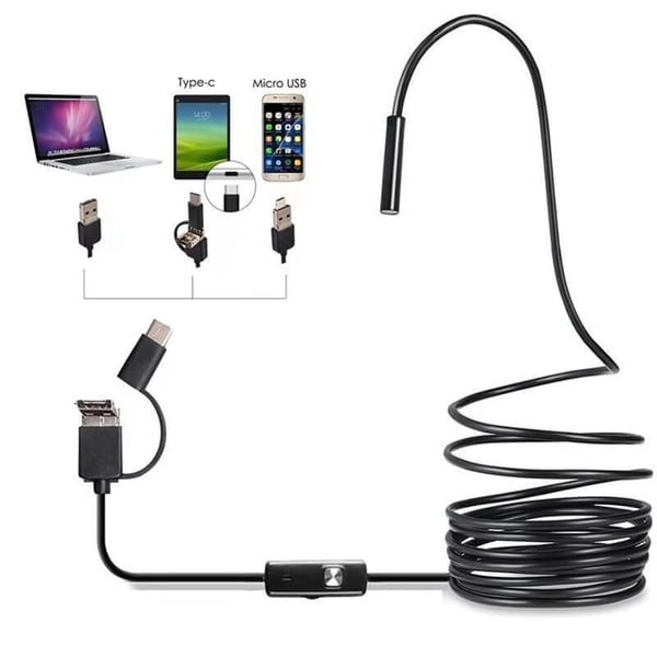 🔥3 in 1 Endoscope,Can be used for physical exploration Hover Image