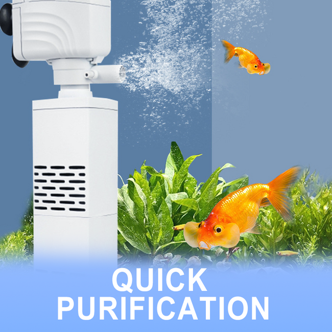 💦Fish Tank 3-in-1 Filter♻️Filtration, Oxygenation & Water Pumping Main Image
