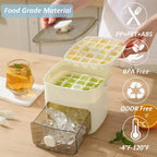 🥳2026 HOT SALE🥳💞50K+ SOLD!💥🥤🧊 50% OFF! Ice Cube Maker with Storage – 48 cubes at once, leak‑proof lid. Stackable, saves space. Includes ice scoop & tong. A summer essential. 🏖️✅