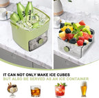 🥳2026 HOT SALE🥳💞50K+ SOLD!💥🥤🧊 50% OFF! Ice Cube Maker with Storage – 48 cubes at once, leak‑proof lid. Stackable, saves space. Includes ice scoop & tong. A summer essential. 🏖️✅